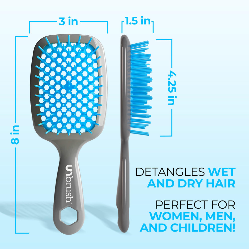 FHI Heat UNbrush pain-free detangling reducing tugging on knots.