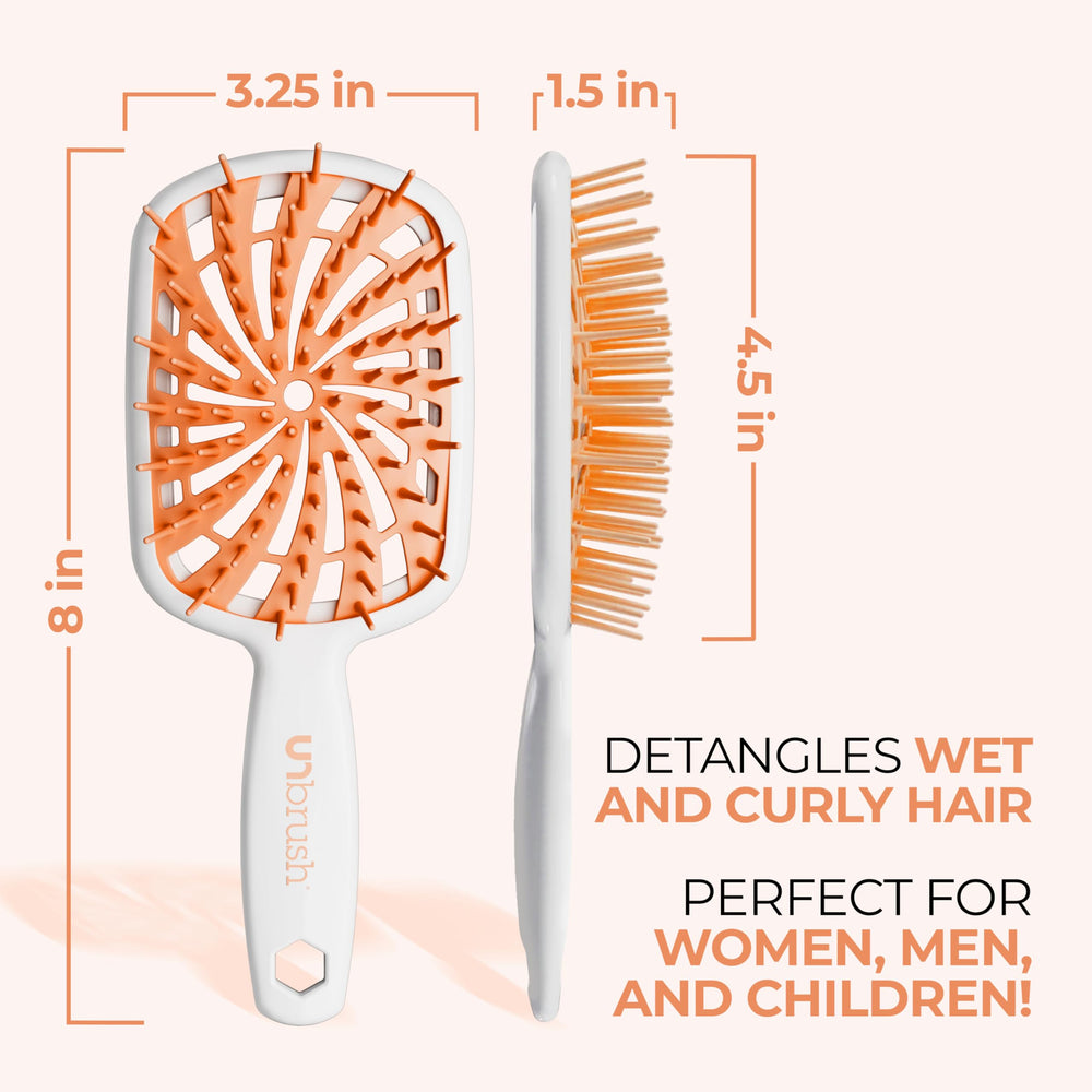 FHI Heat UNbrush Plus anti-static bristles reduce snagging during detangling