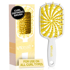 FHI Heat UNbrush Plus bristle closeup highlights UltraFlex bristles for gentle detangling.