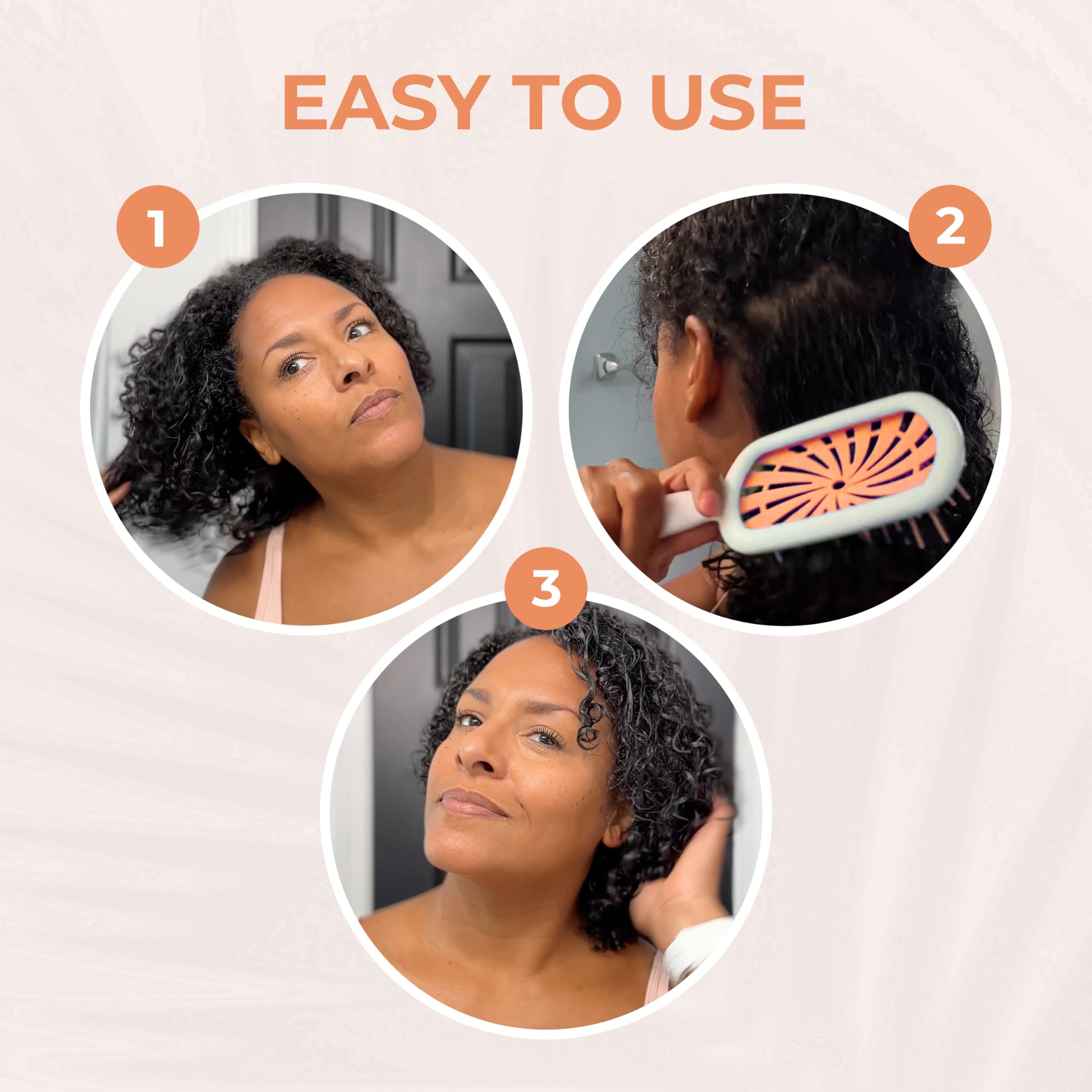 FHI Heat UNbrush Plus compact design suitable for adults and kids with delicate hair