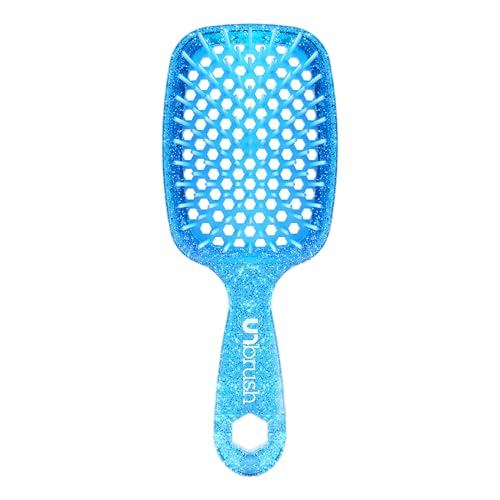 FHI Heat UNbrush sapphire blue color adds stylish flair to daily care.