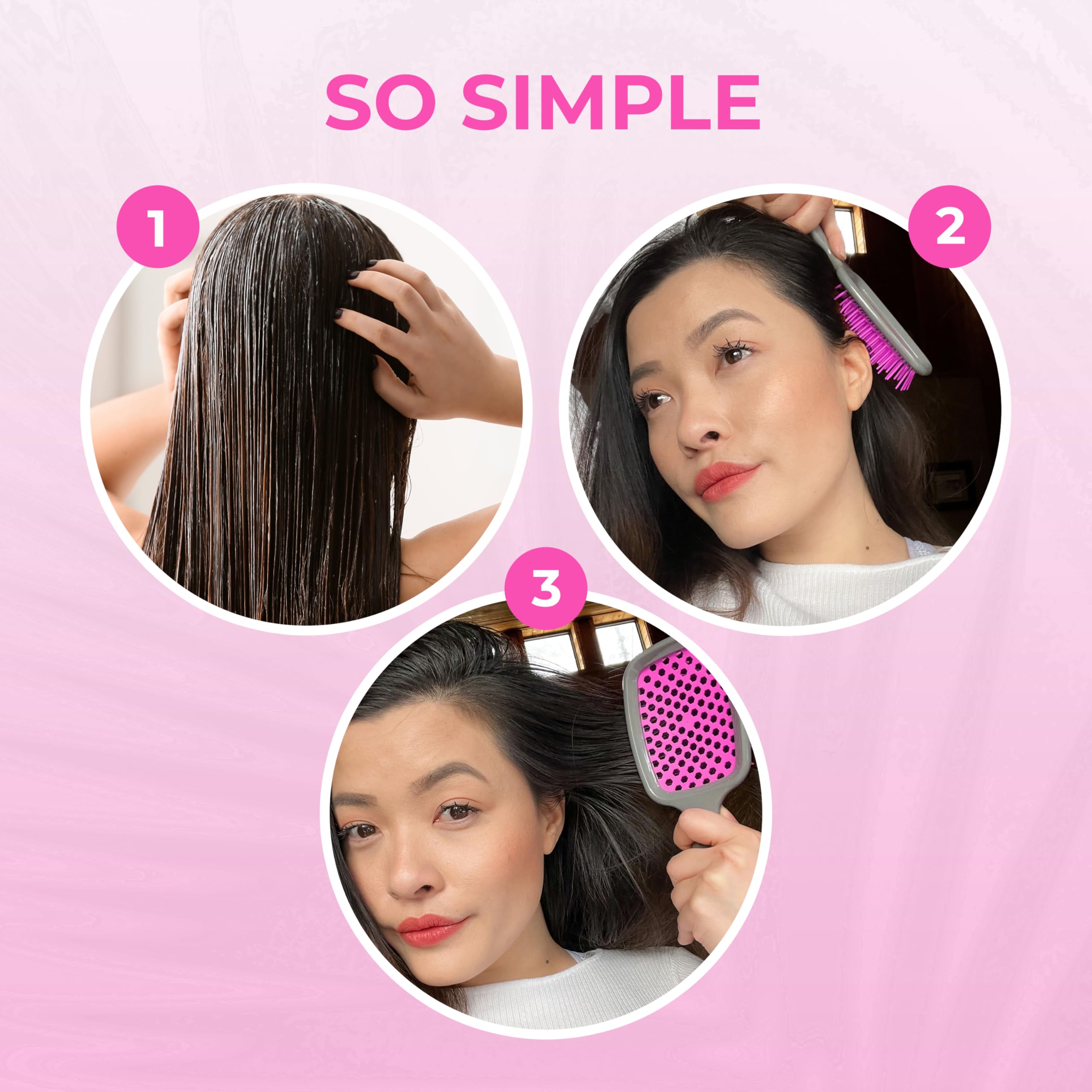 FHI Heat Unbrush para diferentes tipos de pelo, desenreda con facilidad