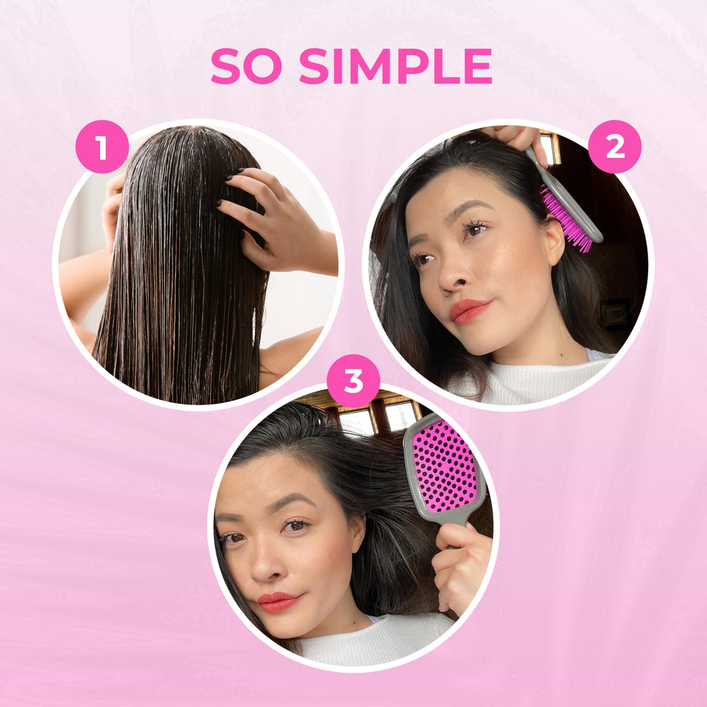 FHI Heat Unbrush para diferentes tipos de pelo, desenreda con facilidad