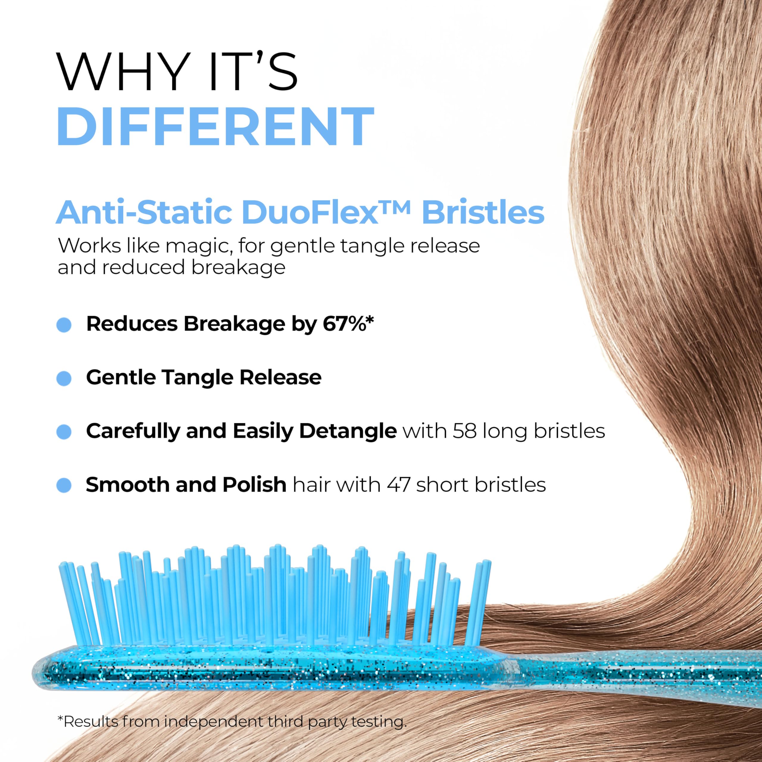 FHI Heat UNbrush vented cushion design promotes airflow for faster drying and smoother detangling.