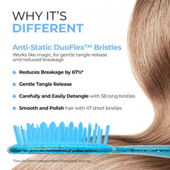 FHI Heat UNbrush vented cushion design promotes airflow for faster drying and smoother detangling.