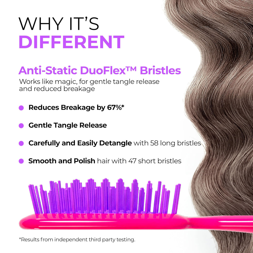FHI Heat UNbrush vented cushion design enables air flow for faster drying.