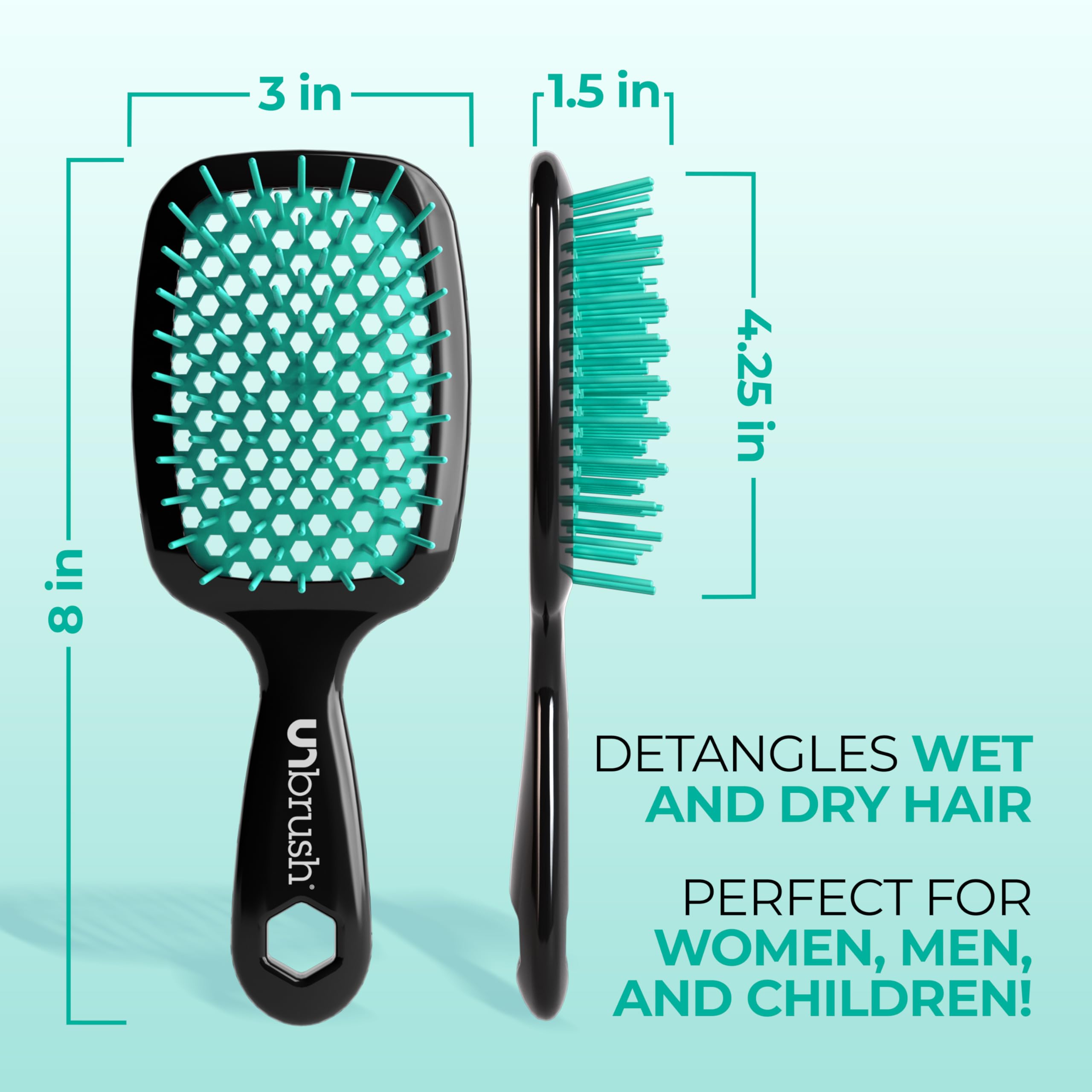 FHI Heat UNbrush demonstrates wet-to-dry use on hair