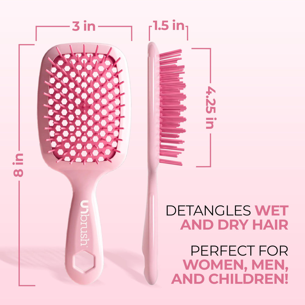 FHI Heat UNbrush works on wet or dry hair for versatile use.