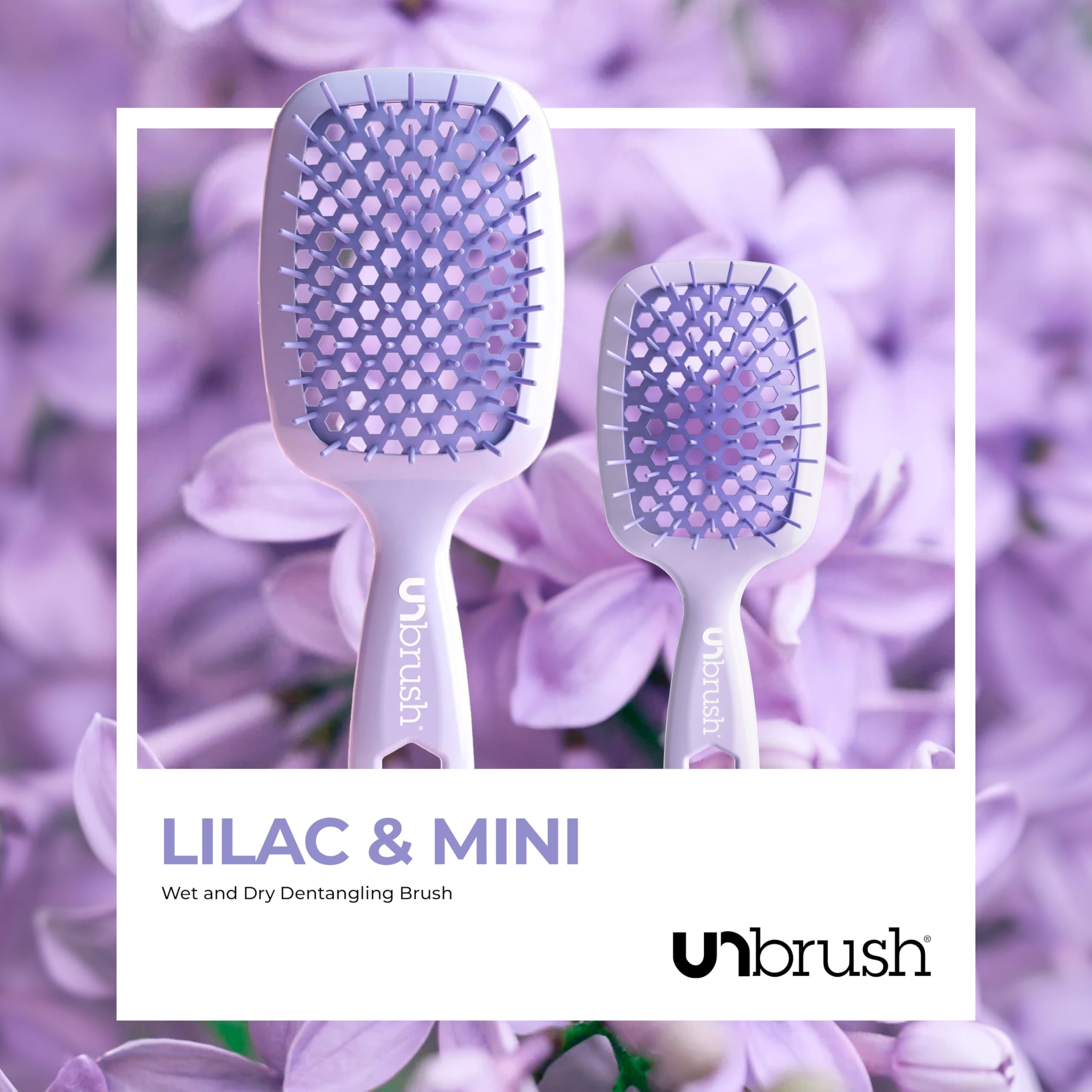 FHI Heat UNbrush Works on Wet or Dry Hair for versatile detangling.