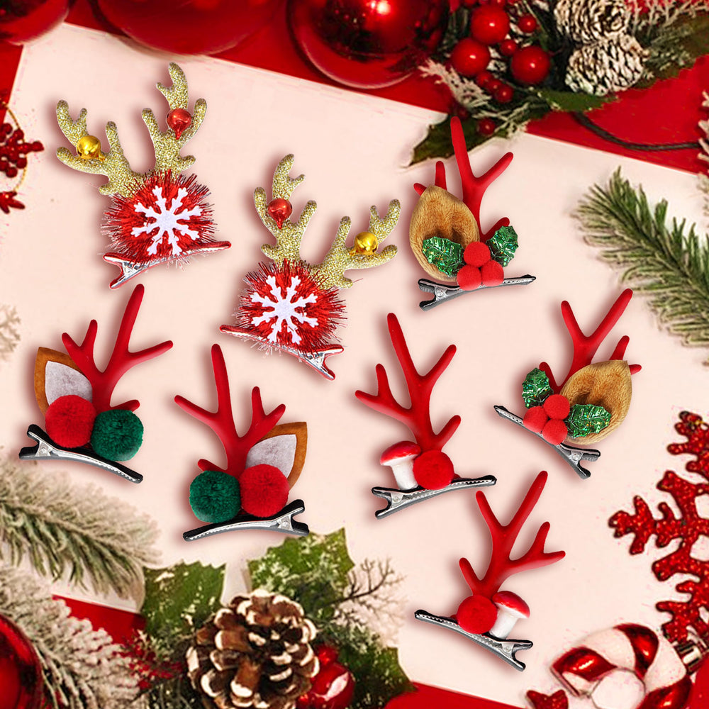 fiintrwa pine-cones-berries hair clip boosts seasonal looks with rich detail.