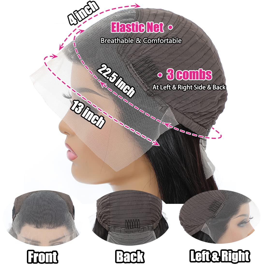 Filrku Water Wave care instructions with shampoo-friendly detangling guidance.