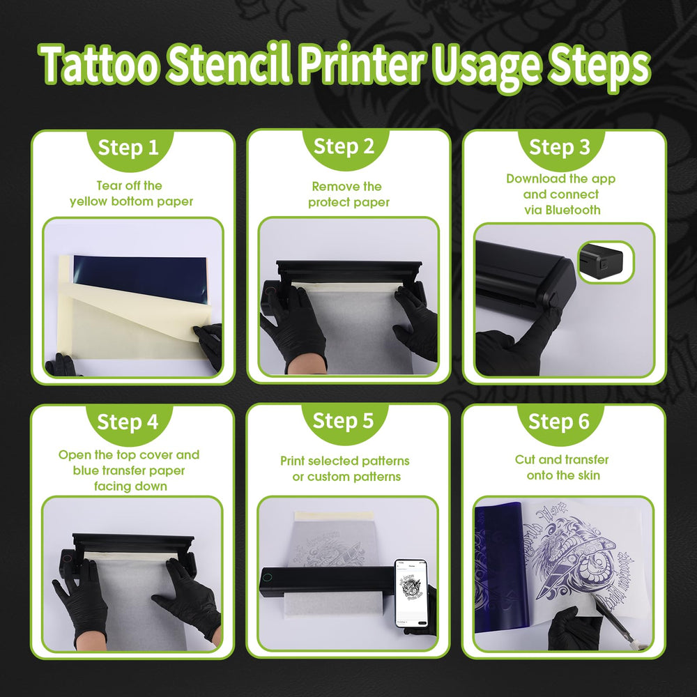 Filter practice skin and transfer paper ideal for safe practice