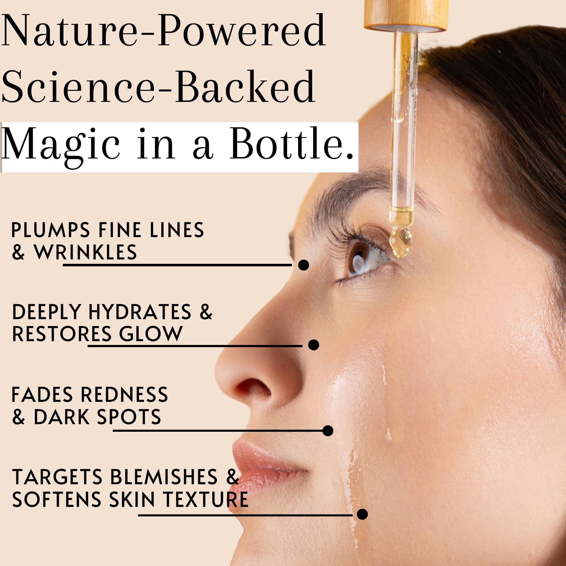 Finally Glow-ready routine shot with makeup and sunscreen compatibility.