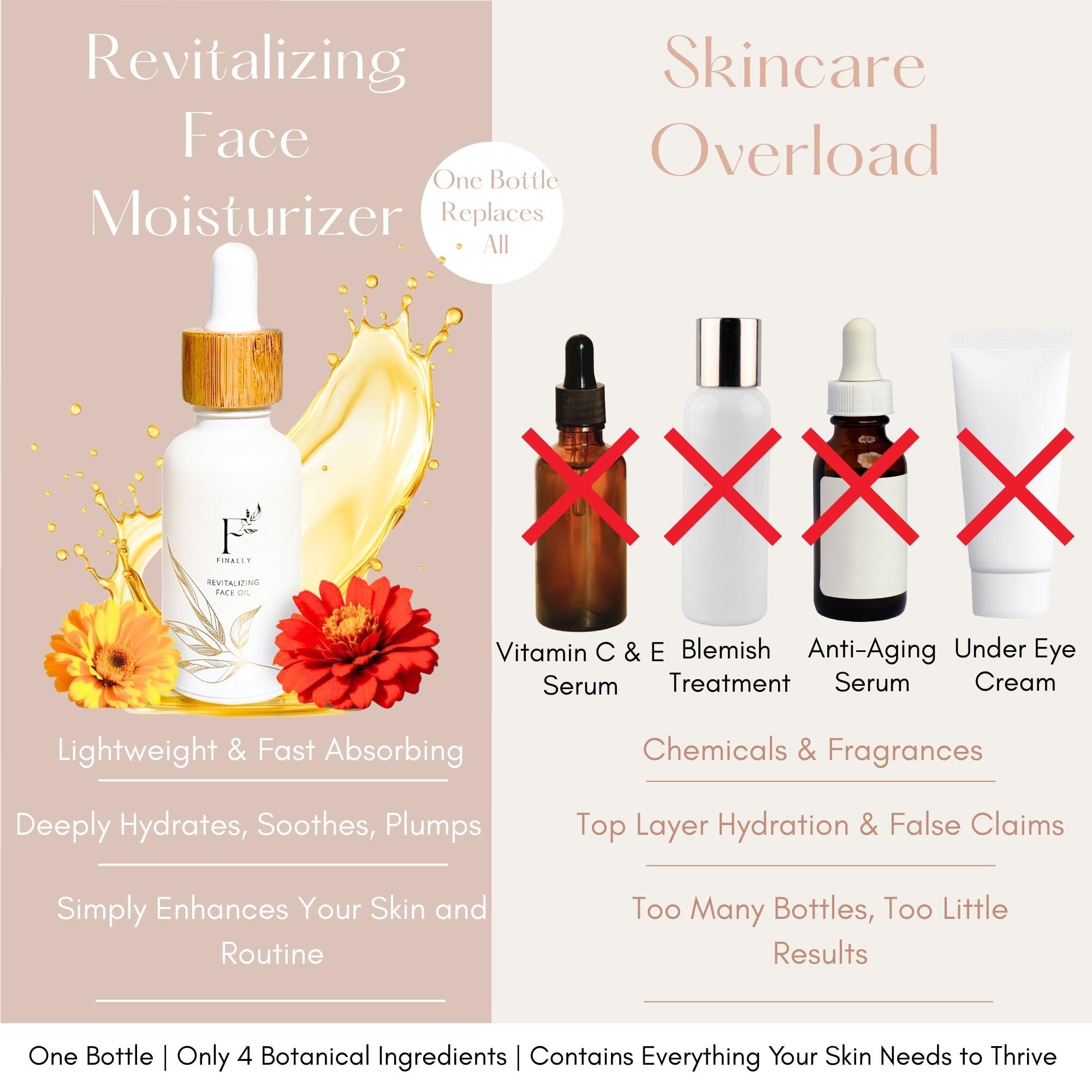 Finally Tsubaki Face Oil texture close-up reveals fast-absorbing, non-greasy finish.