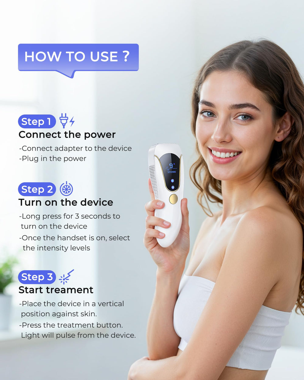 Finequin Air 15 full-body treatment in 15-30 minutes at home.