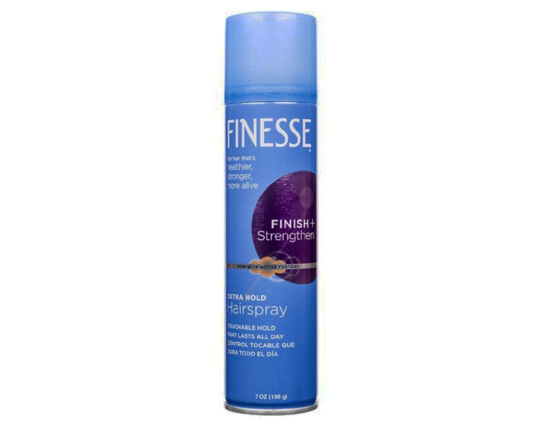 Finesse extra hold hairspray aerosol-mist for even spray distribution and balanced hold.