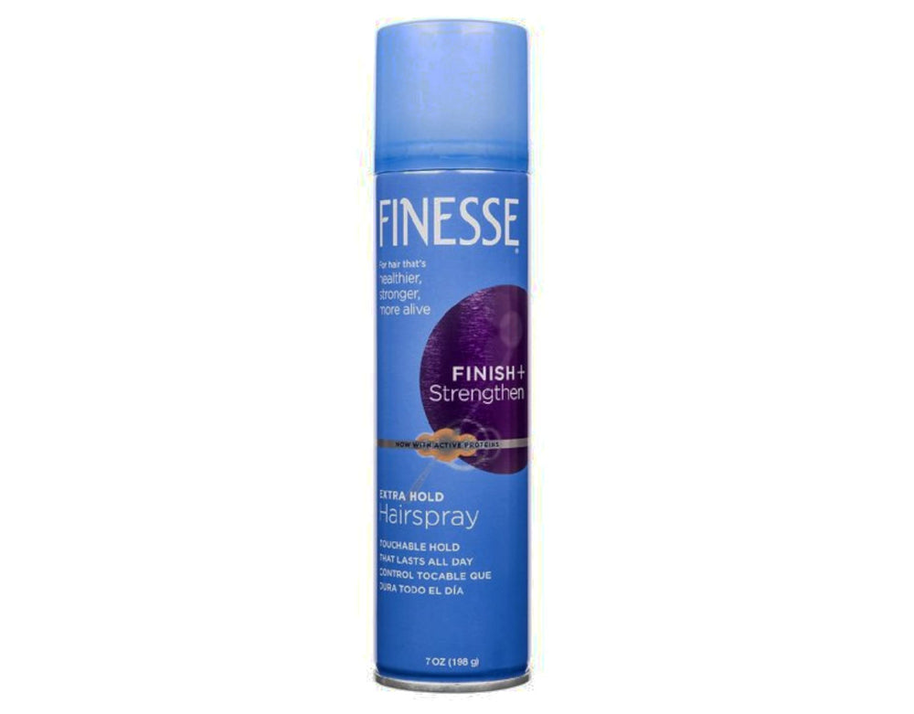 Finesse extra hold hairspray aerosol-mist for even spray distribution and balanced hold.