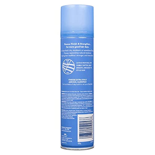 Finesse extra hold hairspray pack-six offers value for multiple styling sessions.