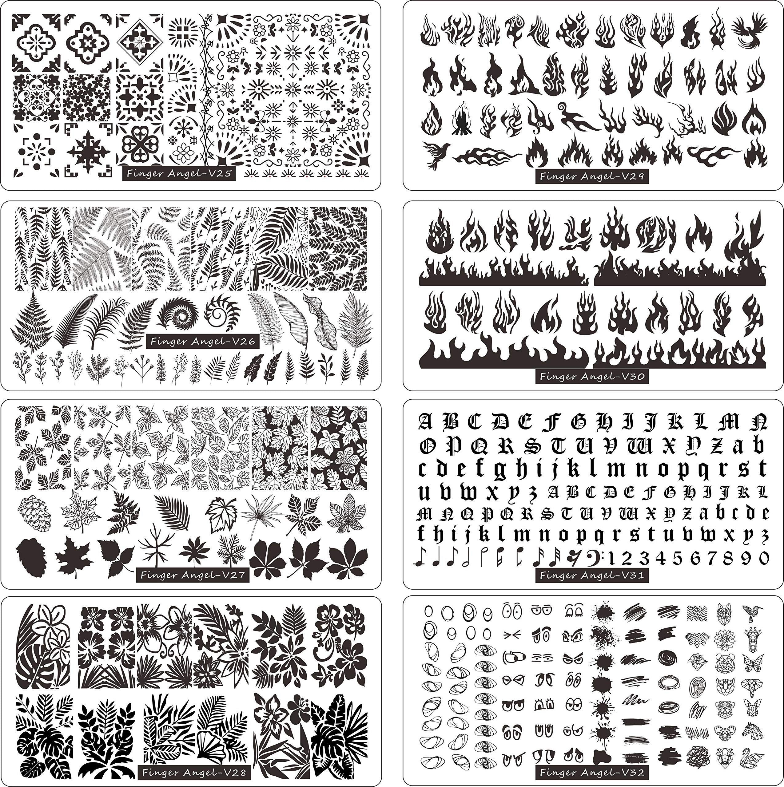 FingerAngel scrapers 2 for precise wipe and transfer of designs.