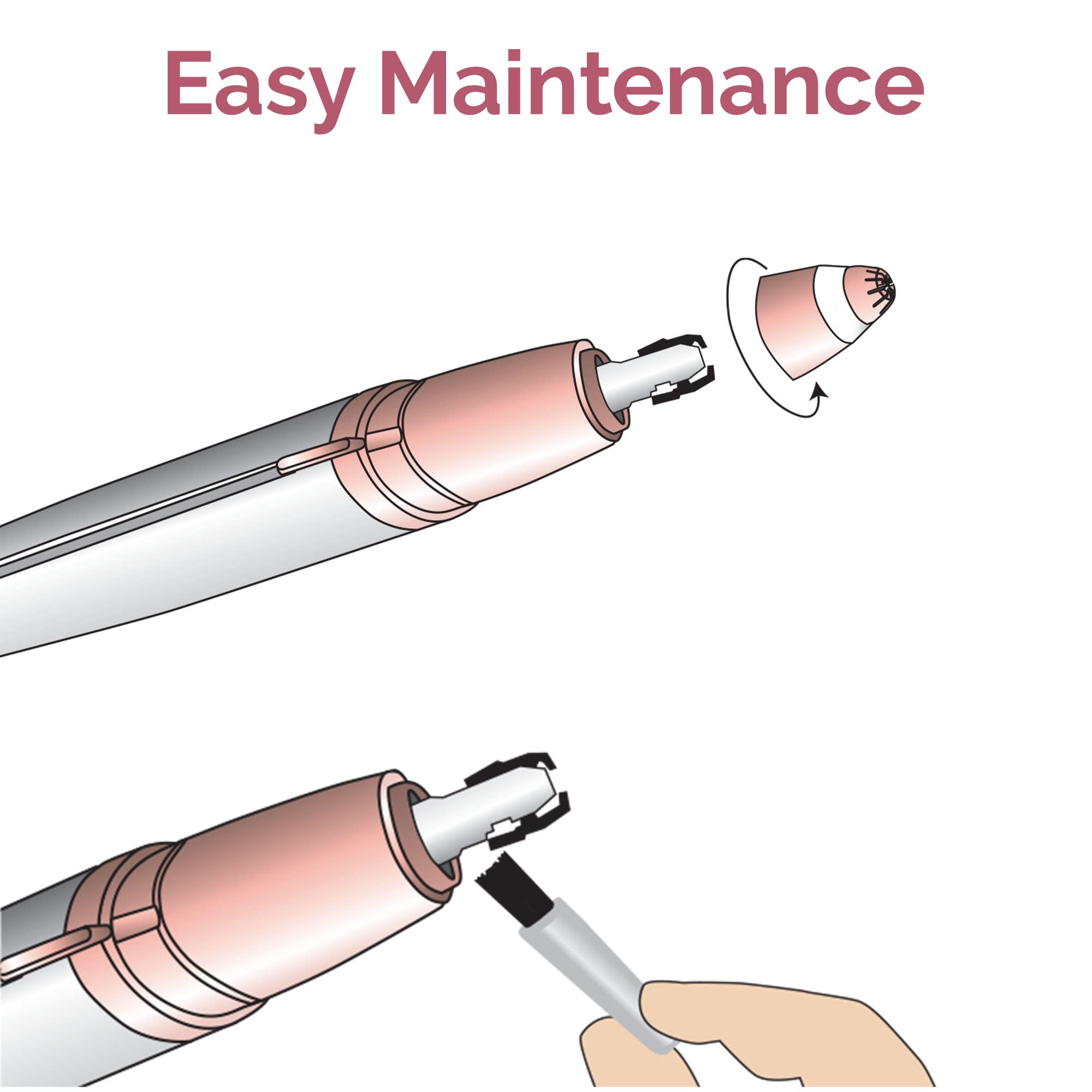Finishing Touch Flawless Brows acabado blanco para un look limpio.