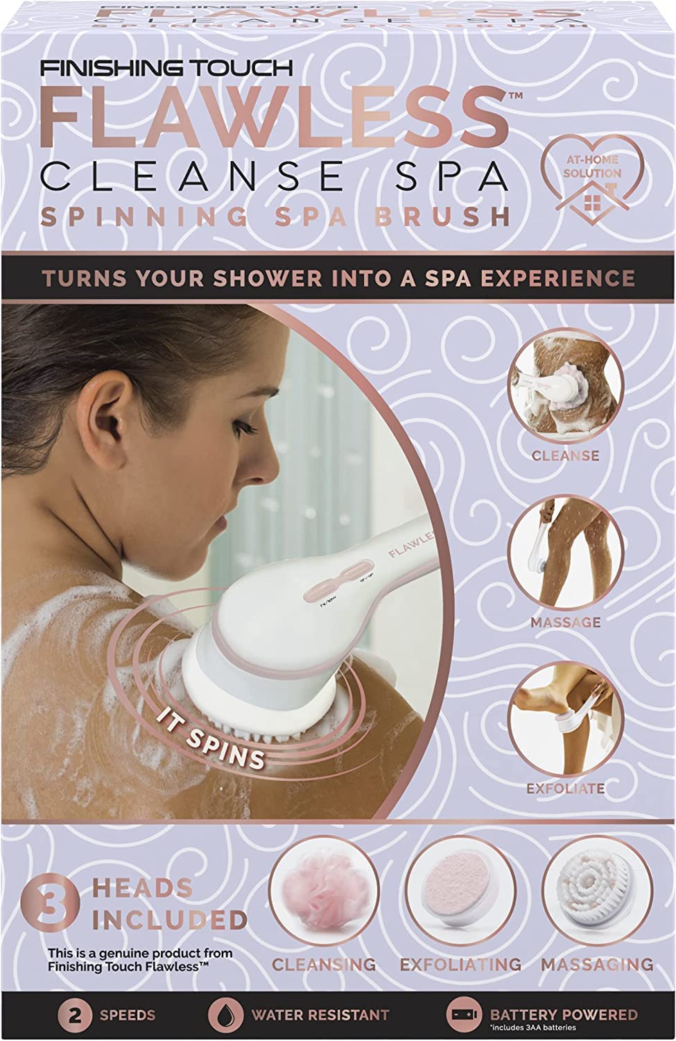 Finishing Touch Flawless Cleanse Spa full-body spa experience for home use.