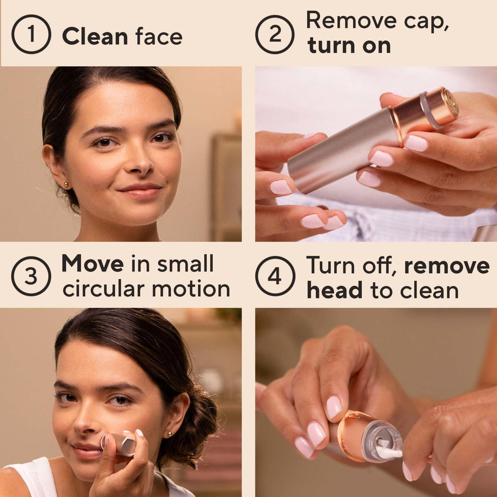 Finishing Touch Flawless compact cap protects the device during travel