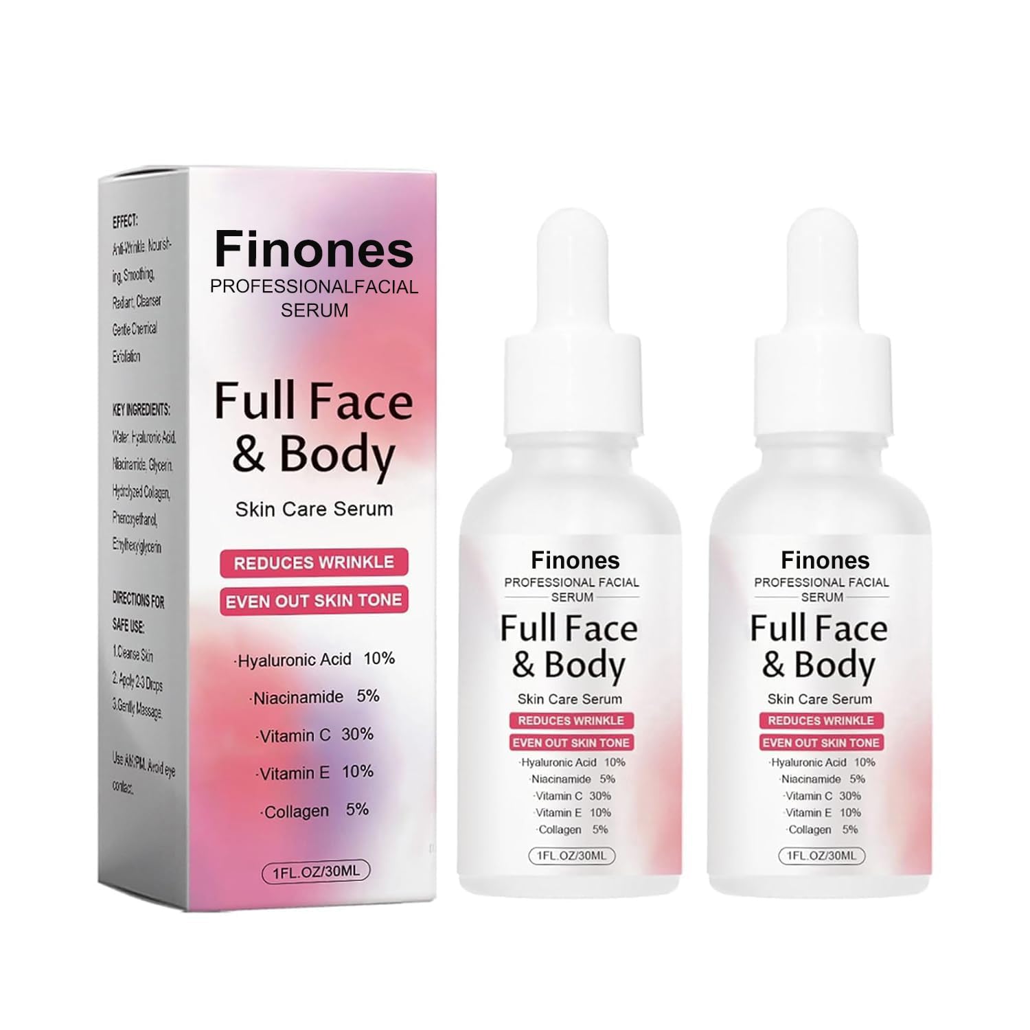 Finones Skin Vitamin Serum bottle for daily hydration
