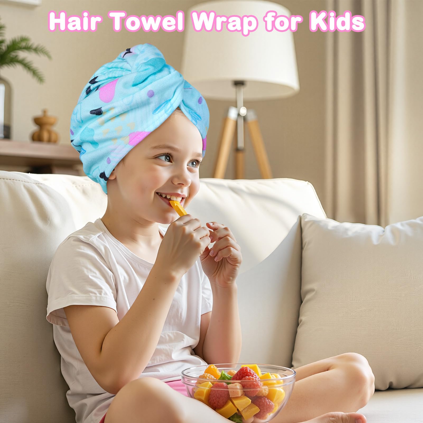 FIOBEE colorful patterns make bath time fun for girls and teens