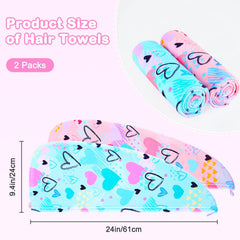 FIOBEE hair towel wrap with button closure helps secure the wrap during busy routines
