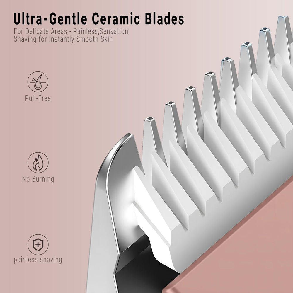 FIONOFY waterproof trimmer shown in shower for seamless cleaning