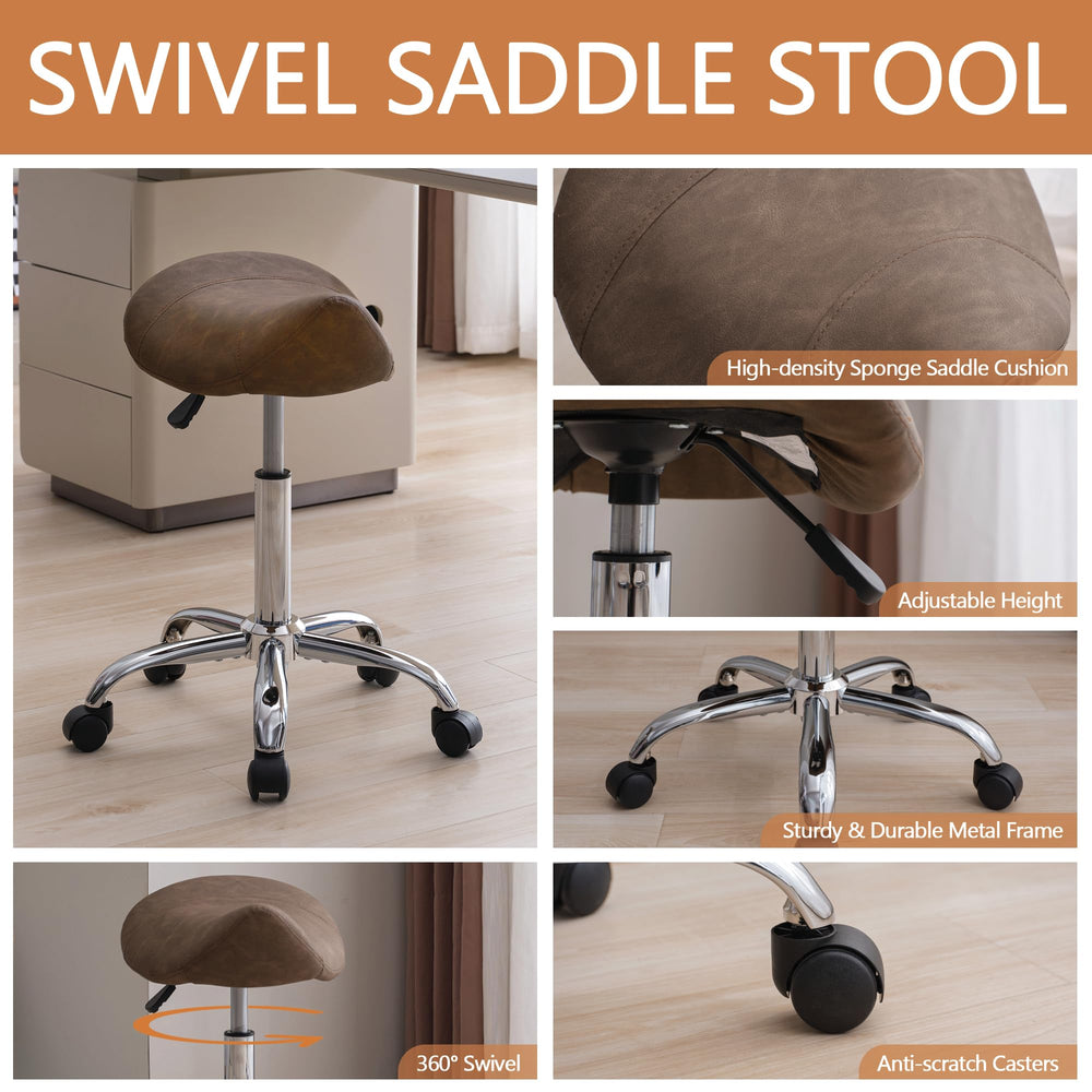FIRAVOE PU leather upholstery with high-density cushion offers comfortable all-day seating