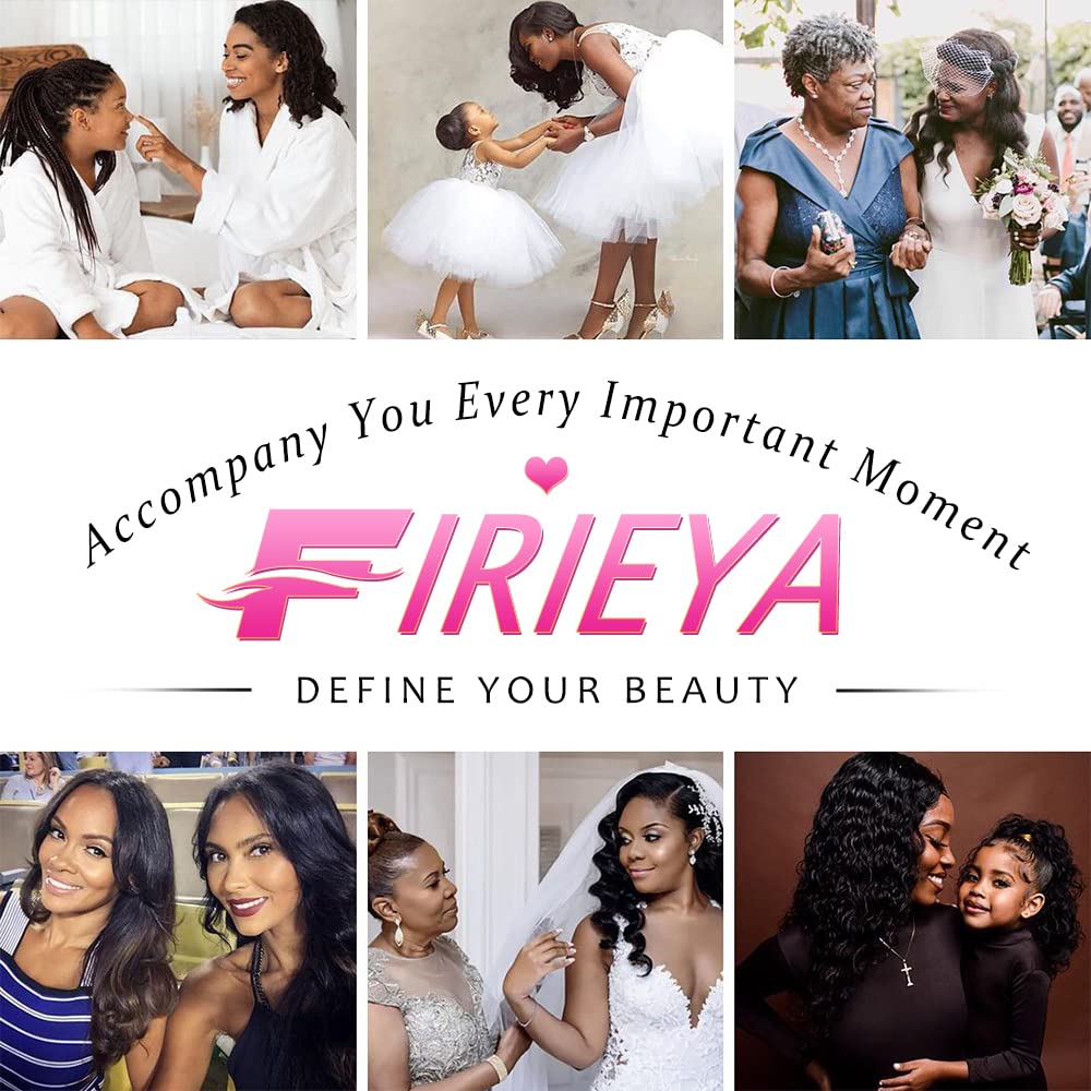 FIRIEYA deep wave no tangles durable human hair for reuse.