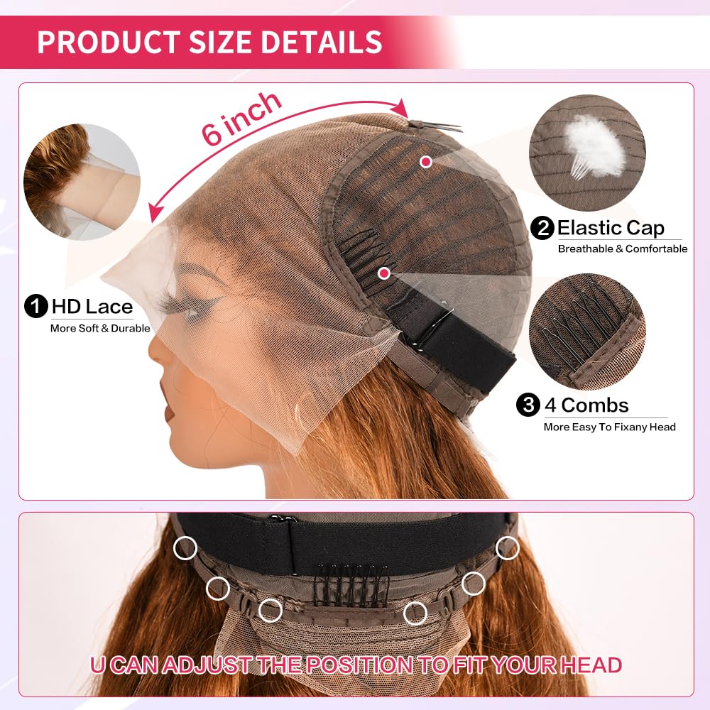 Fironiix lace front wig body wave texture closeup suitable for daily styling