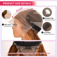 Fironiix lace front wig body wave texture closeup suitable for daily styling
