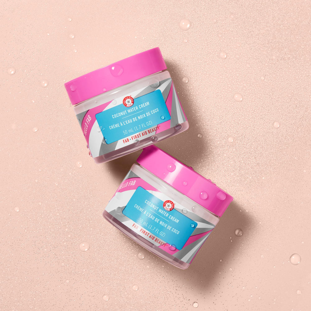 First Aid Beauty Coconut Water Cream non comedogenic formula for comfortable wear