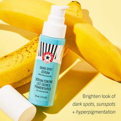First Aid Beauty Niacinamide serum dropper close-up highlighting gentle daily application.