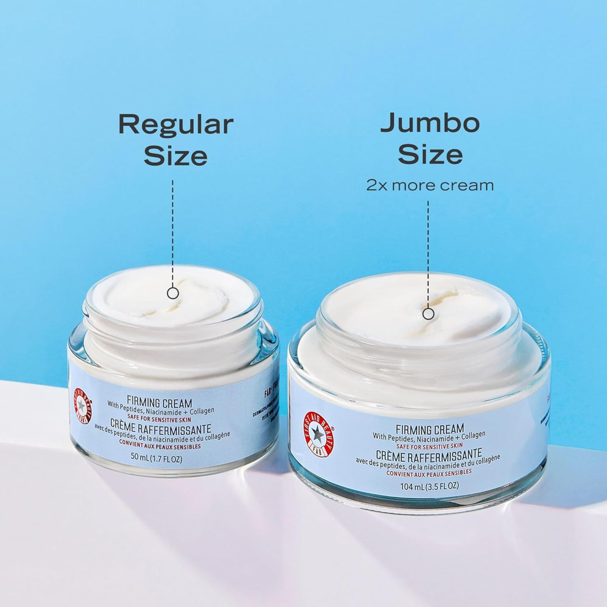 Clinical study visualization of hydration and smoother appearance with First Aid Beauty