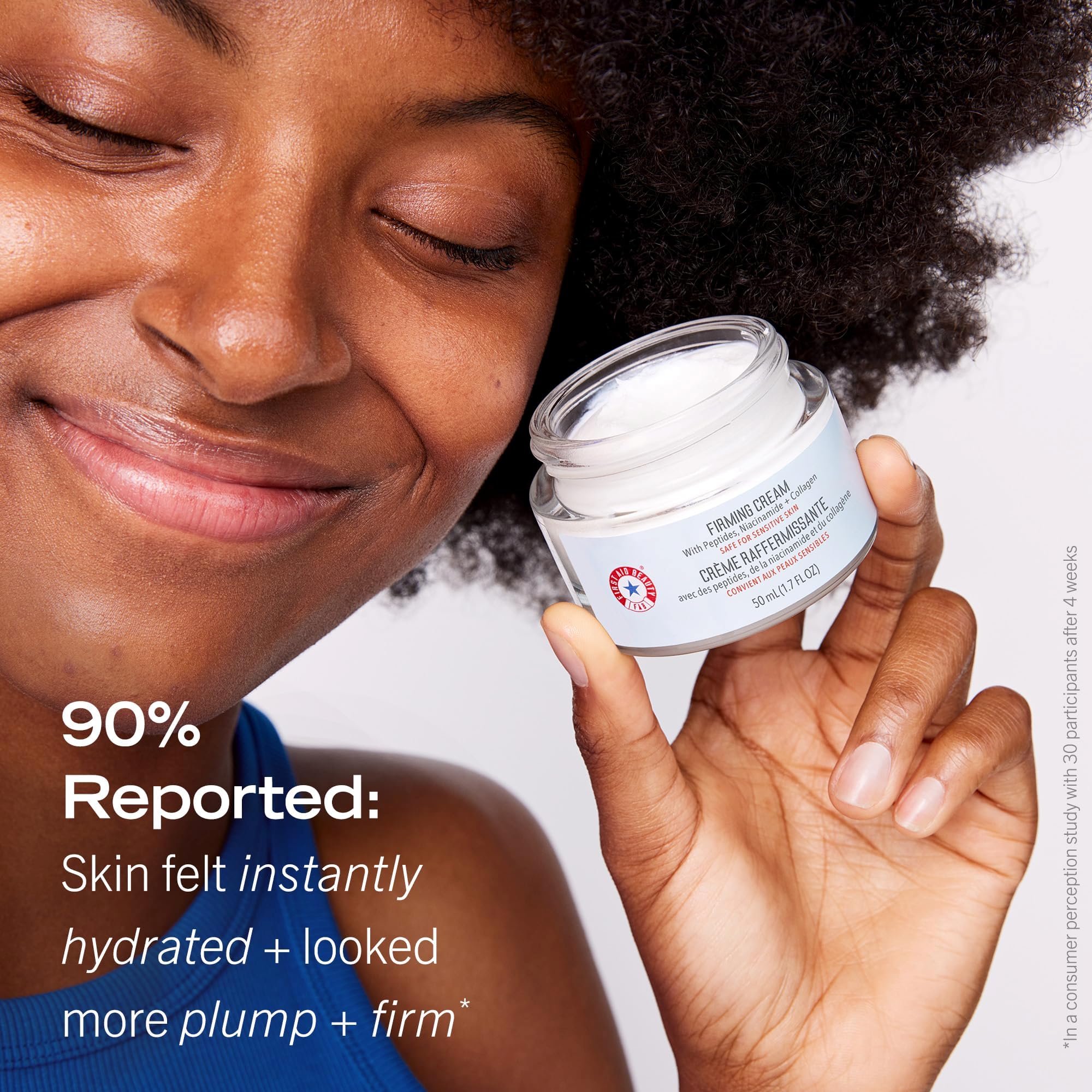Ingredient spotlight on Niacinamide and Peptides in First Aid Beauty cream