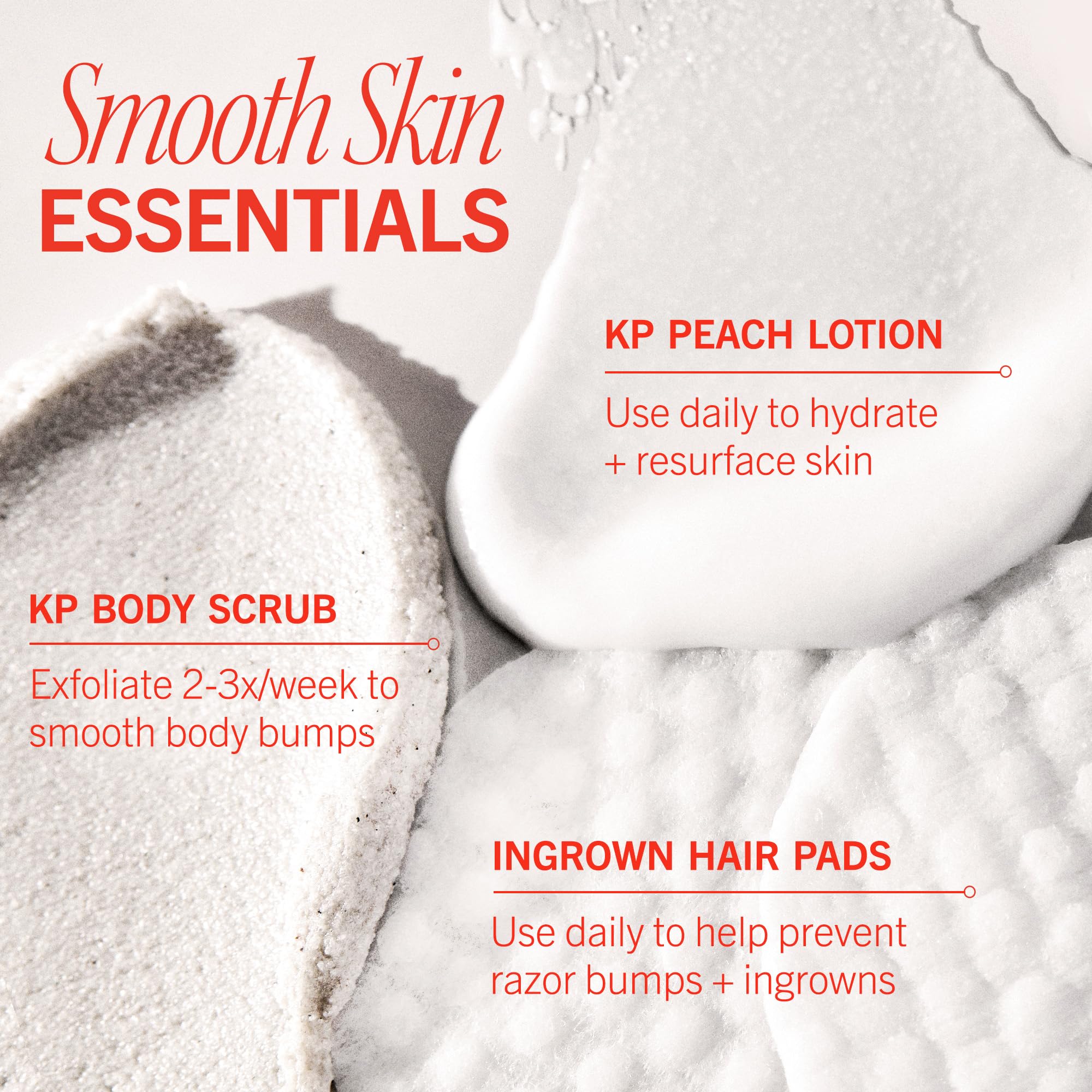 First Aid Beauty Ingrown Hair Pads close-up, exfoliating to reduce razor bumps
