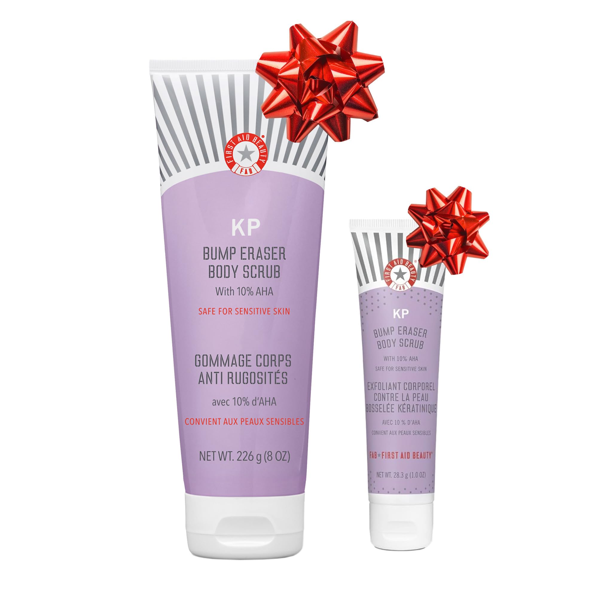First Aid Beauty KP Bump Eraser bottle with 10% AHA exfoliation for smoother skin