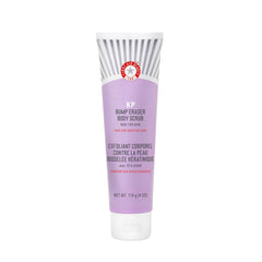 First Aid Beauty KP Bump Eraser bottle front shows a gentle exfoliant for smoother skin.