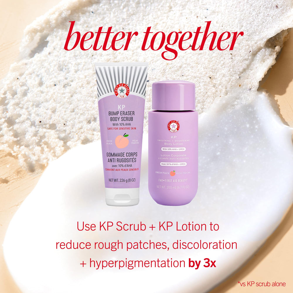 Lactic acid visual illustrating gentle exfoliation in KP Smoothing formula.