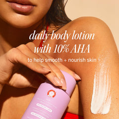 KP Smoothing lotion texture close-up showing creamy, silky finish.