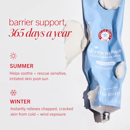 Boxed packaging and vegan cruelty-free seal signifying safe for sensitive skin.