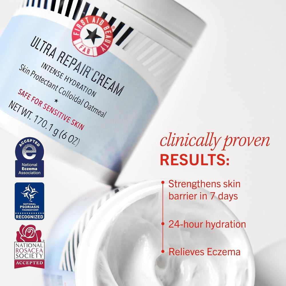 Application on dry elbow area using Ultra Repair Cream