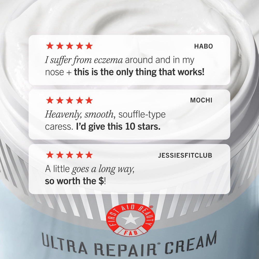 Cruelty-free vegan packaging of Ultra Repair Cream