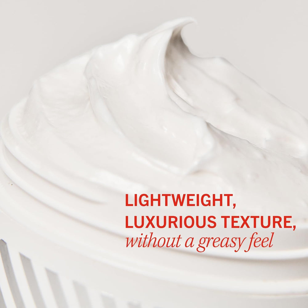 First Aid Beauty Ultra Repair Cream close-up of the jar showing the texture and lid.