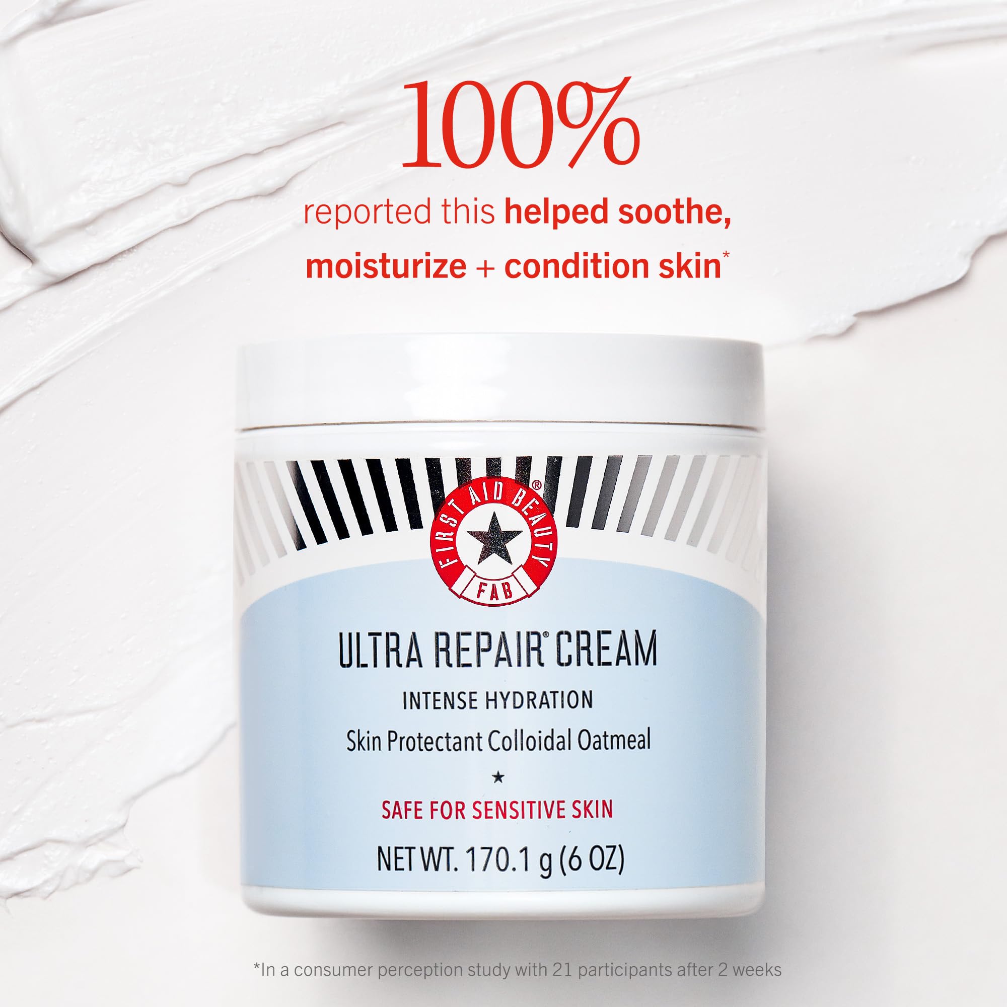 Travel-friendly 2oz packaging of Ultra Repair Cream on shelf