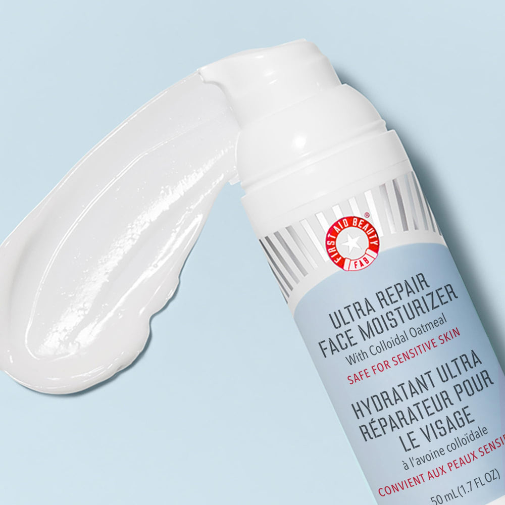 First Aid Beauty Ultra Repair ingredients like colloidal oatmeal and shea butter