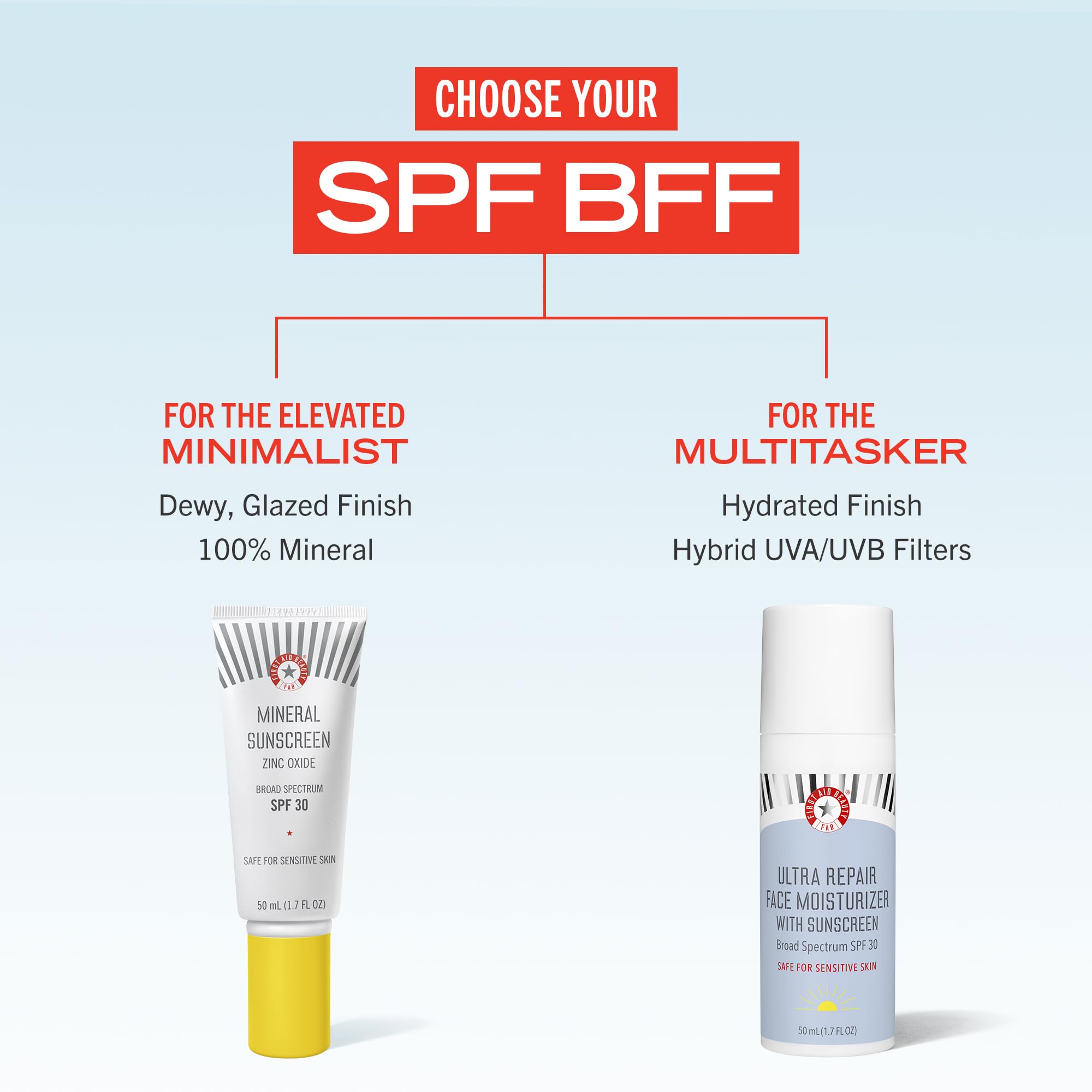 First Aid Beauty Ultra Repair SPF 30 skin hydration closeup for supple skin